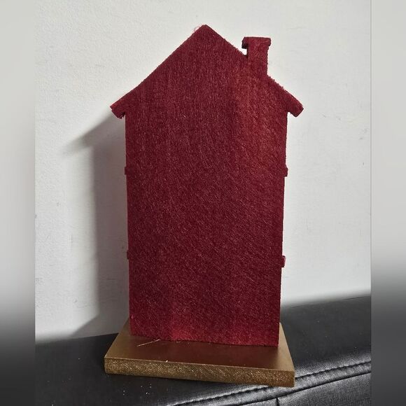 Set of two Wondershop Christmas Holiday Village Felt Decor Houses, 2024 - Picture 4 of 8